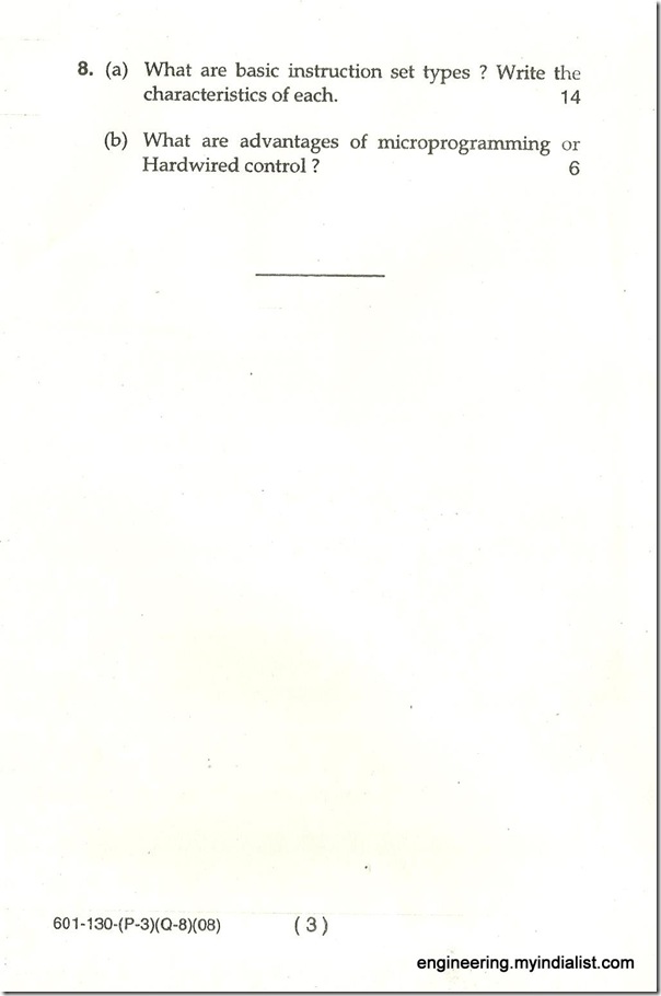 QUESTION PAPER 007-1