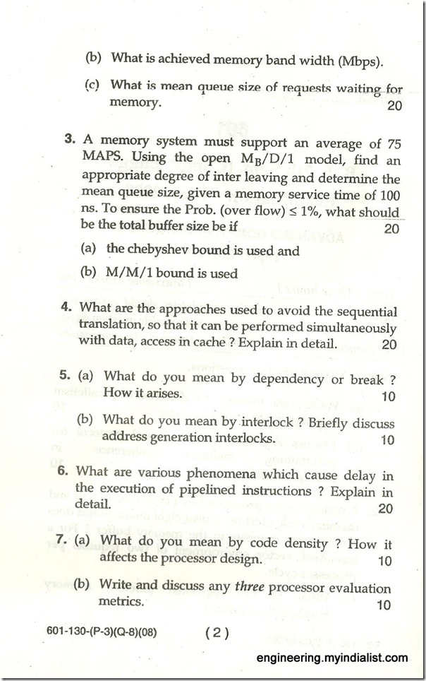 QUESTION PAPER 007