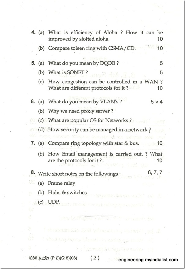 QUESTION PAPER 011