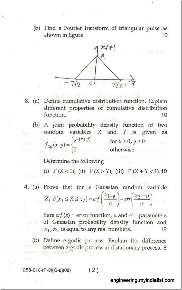 QUESTION PAPER 031
