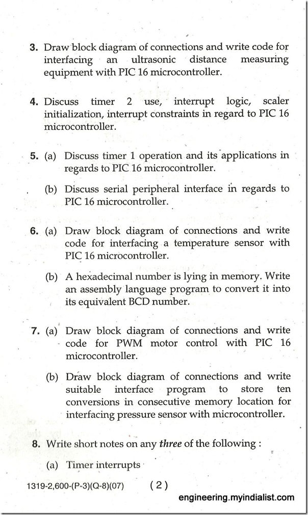 QUESTION PAPER 039